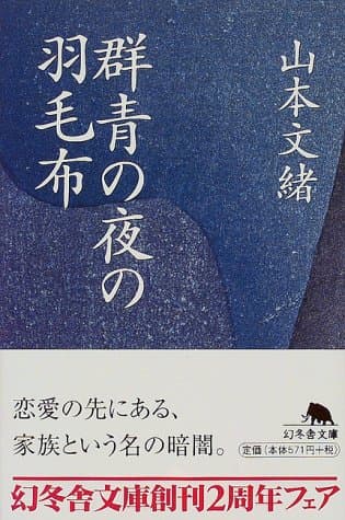 群青の夜の羽毛布